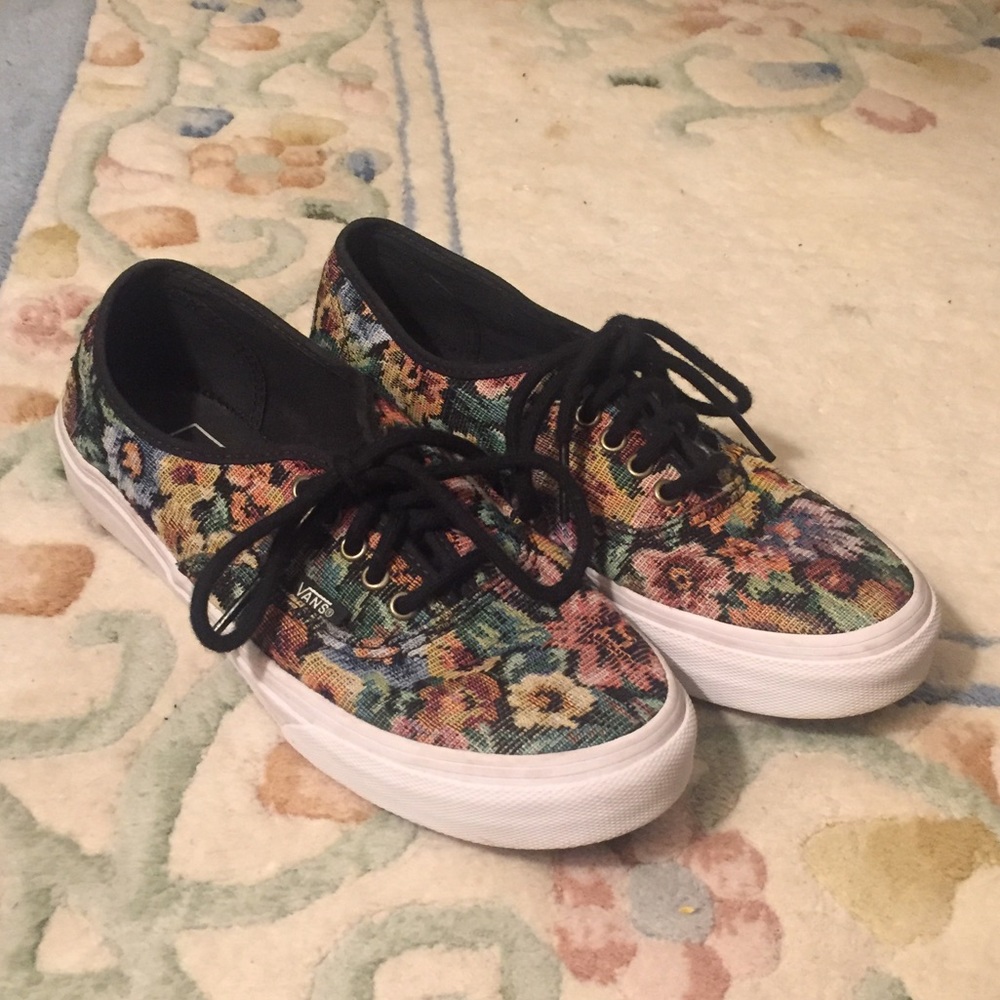 Floral Tapestry Vans